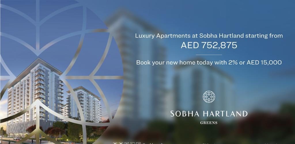 Sobha hartland apartments creek vista new launch offers