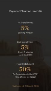 Sobha Hartland Payment plan post handover offer monthly emi